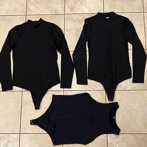 Lot 3 thong bodysuits Abercrombie & Fitch Express